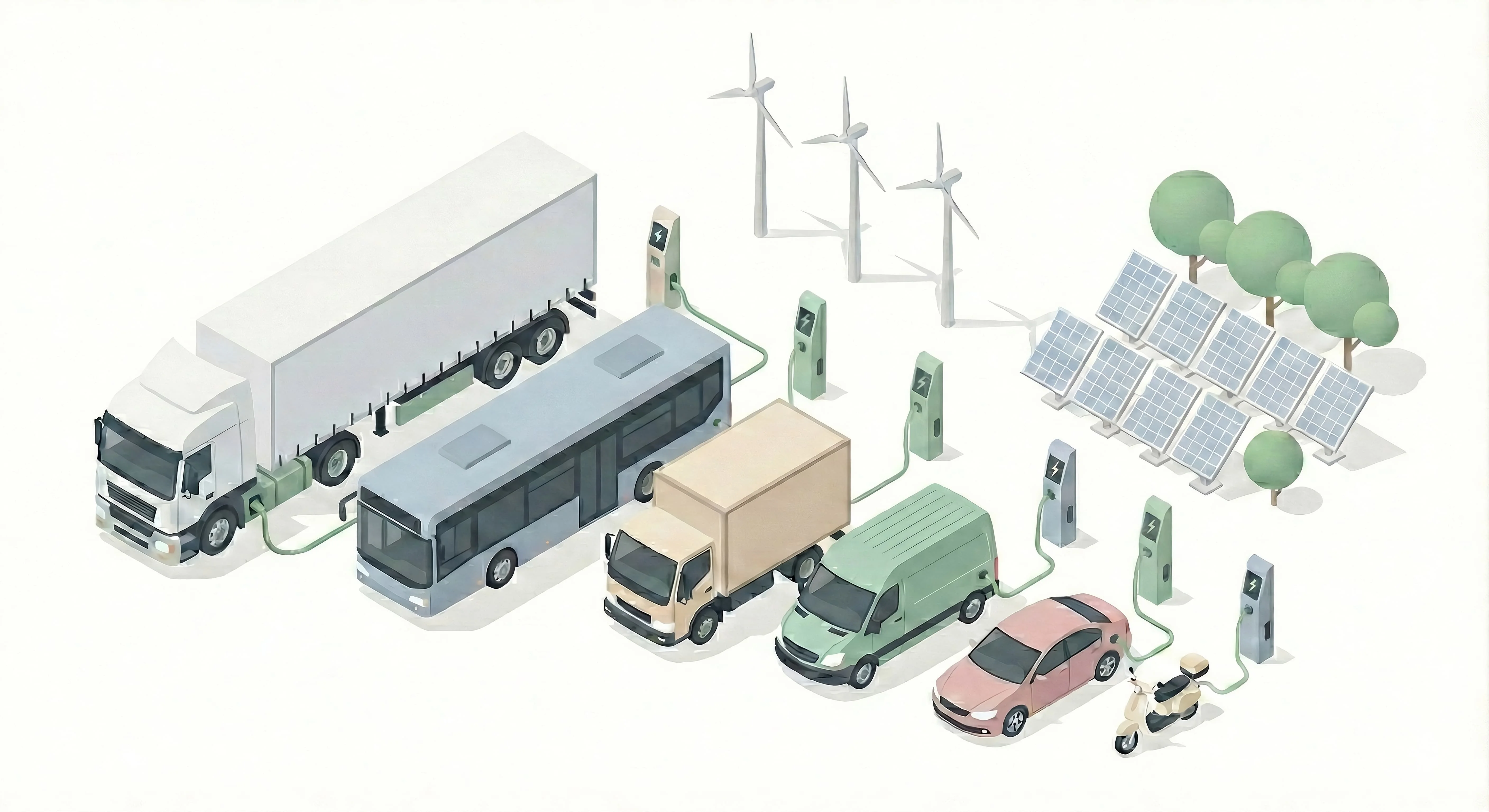 Green nature energy background